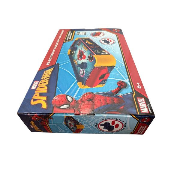 Marvel Spider-Man Electronic Tabletop Air Hockey For Kids Ages 6+ Includes Acces - Picture 4 of 4
